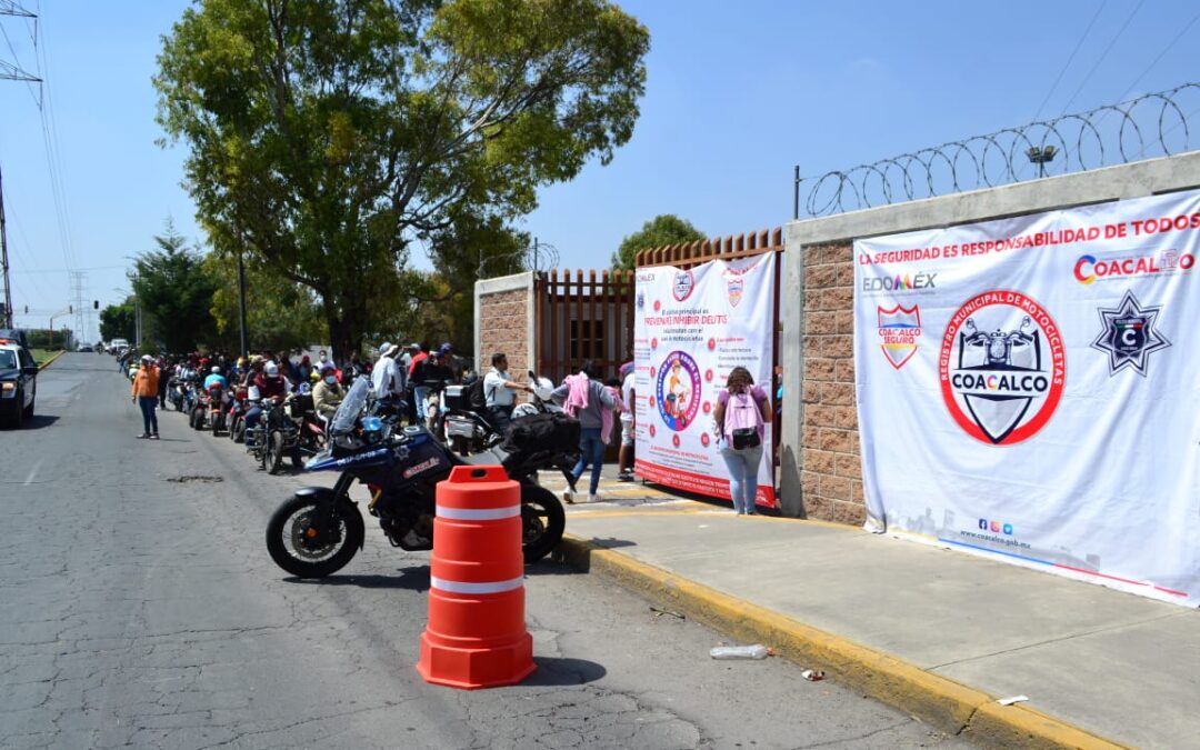 MÁS DE 7 MIL 300 CONDUCTORES SE INSCRIBEN AL REGISTRO MUNICIPAL DE MOTOCICLETAS