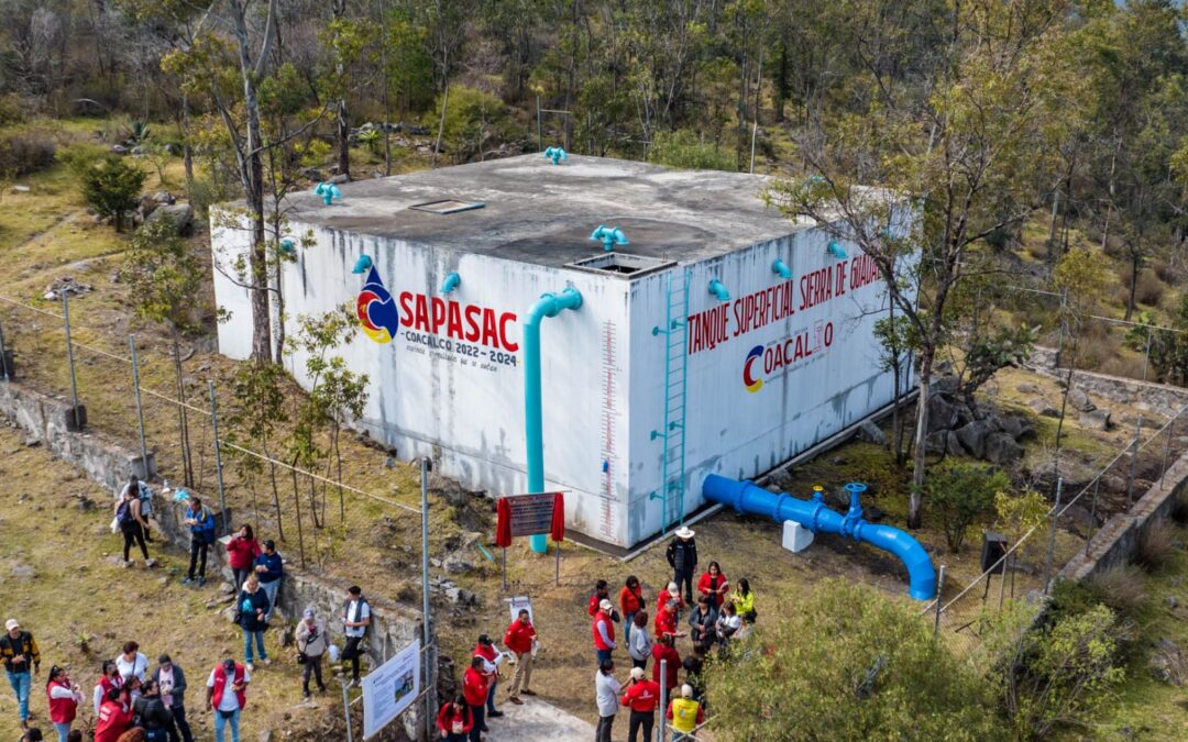 INAUGURAN EN COACALCO LÍNEA DE CONDUCCIÓN DE AGUA POTABLE Y DOS NUEVOS POZOS