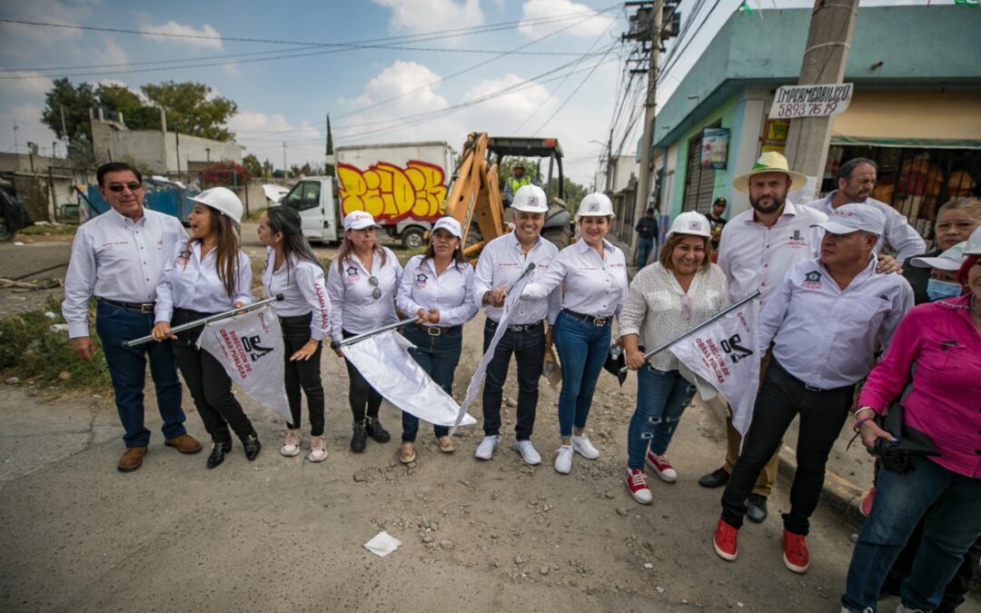 INICIAN EN COACALCO REPAVIMENTACIÓN EN TRES VIALIDADES MÁS