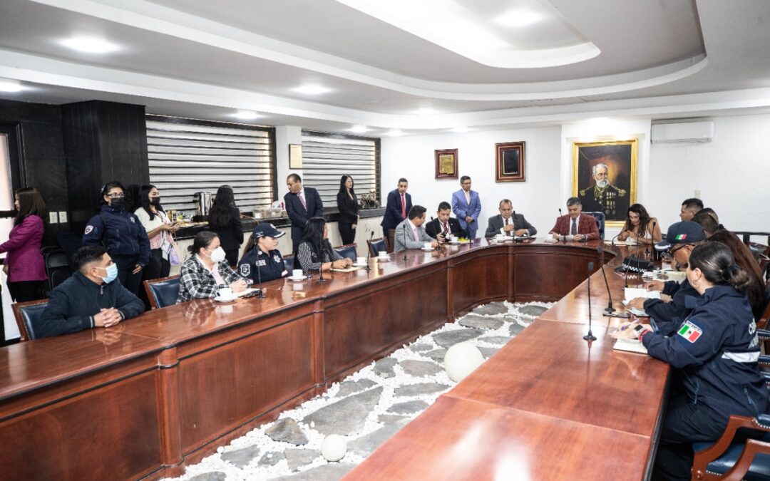 ENCABEZA DAVID SÁNCHEZ REUNIÓN DE COORDINACIÓN PARA LA RECONSTRUCCIÓN DE LA PAZ