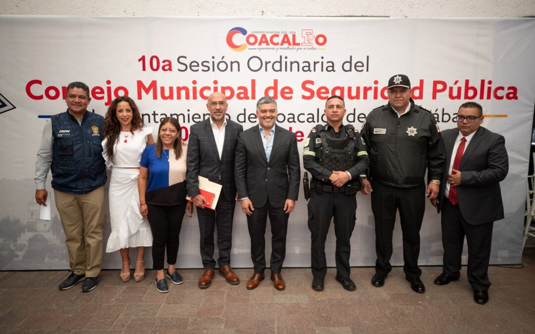 REFORZARÁN TAREAS DE SEGURIDAD EN COACALCO CON CAPACITACIONES Y EQUIPAMIENTO A LOS POLICÍAS MUNICIPALES
